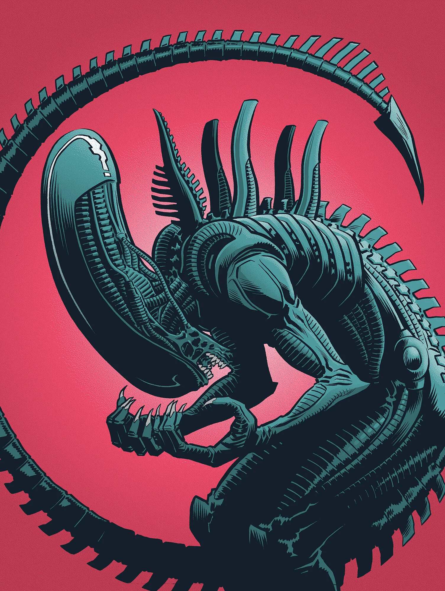 Xenomorph Screenprint