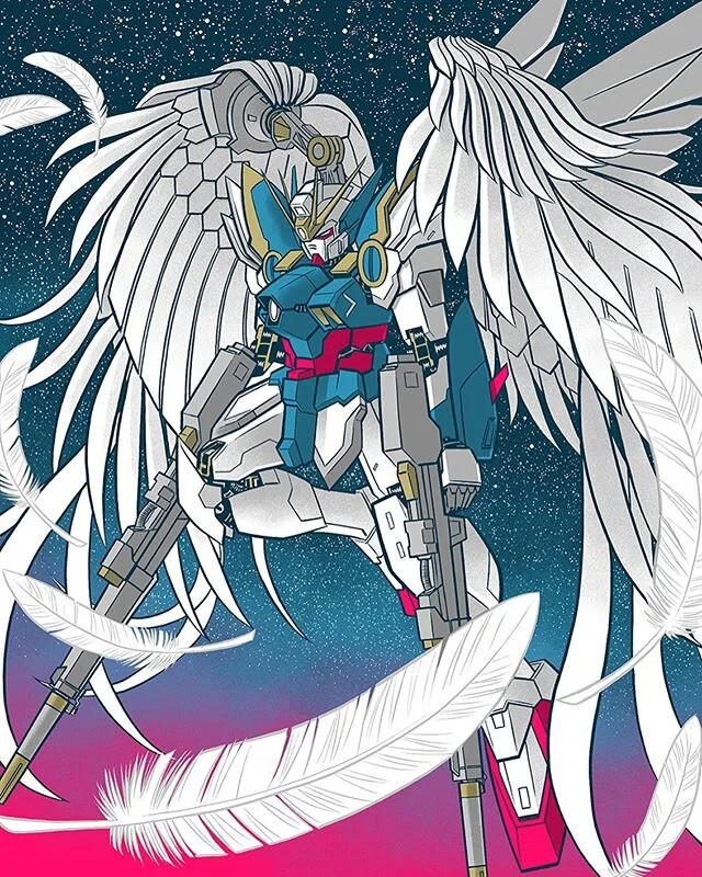 GUNDAM WING ZERO

Colored my wing piece from a few weeks back. Planning on doing a screenprint with metallic inks! 
TOOLS;
@adobe Photoshop
@thatkidwhodraws Screenprint Brushes

#gundam #gundamwing #mobilesuitgundam #mobilesuit #gunpla #gundamwingzero #mech #mecha #giantrobot #robot #scifi #scifiart #fanart #anime #animefanart #art #drawing #digitalart #artist #comicartist #comicartists #artistsoninstagram #artistsofinstagram #artistoninstagram
