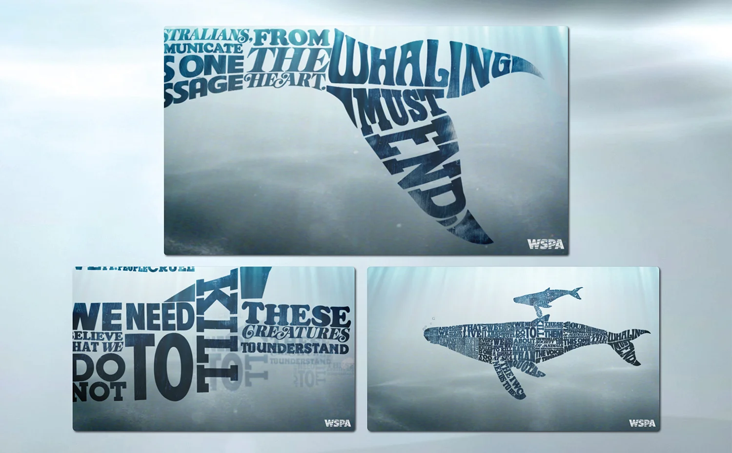 People's recorded words were combined to produce a video which was played in front of delegates at the IWC conference.  