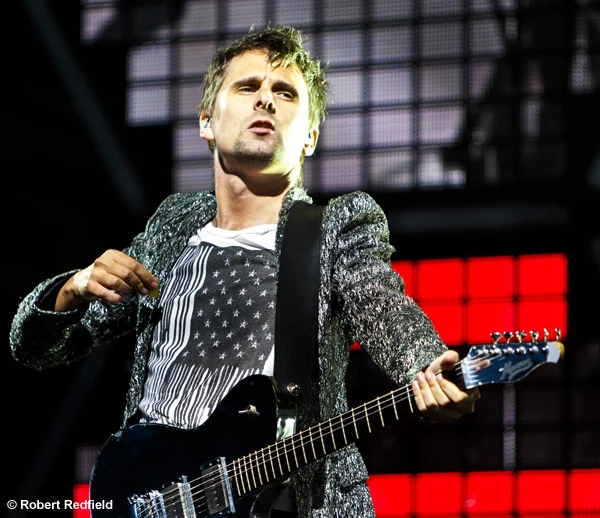 Matthew Bellamy, frontman for Muse at Outside Lands 2011.