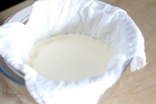 Drained mascarpone, thick & delicious
