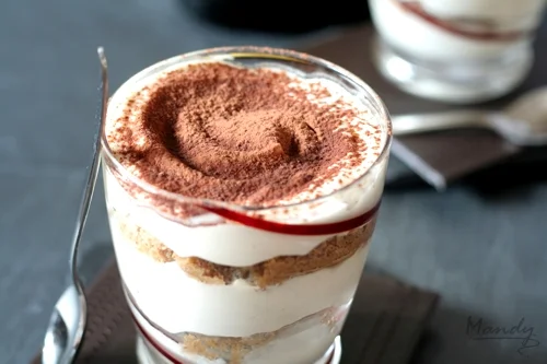 Dusted with cocoa, yum!