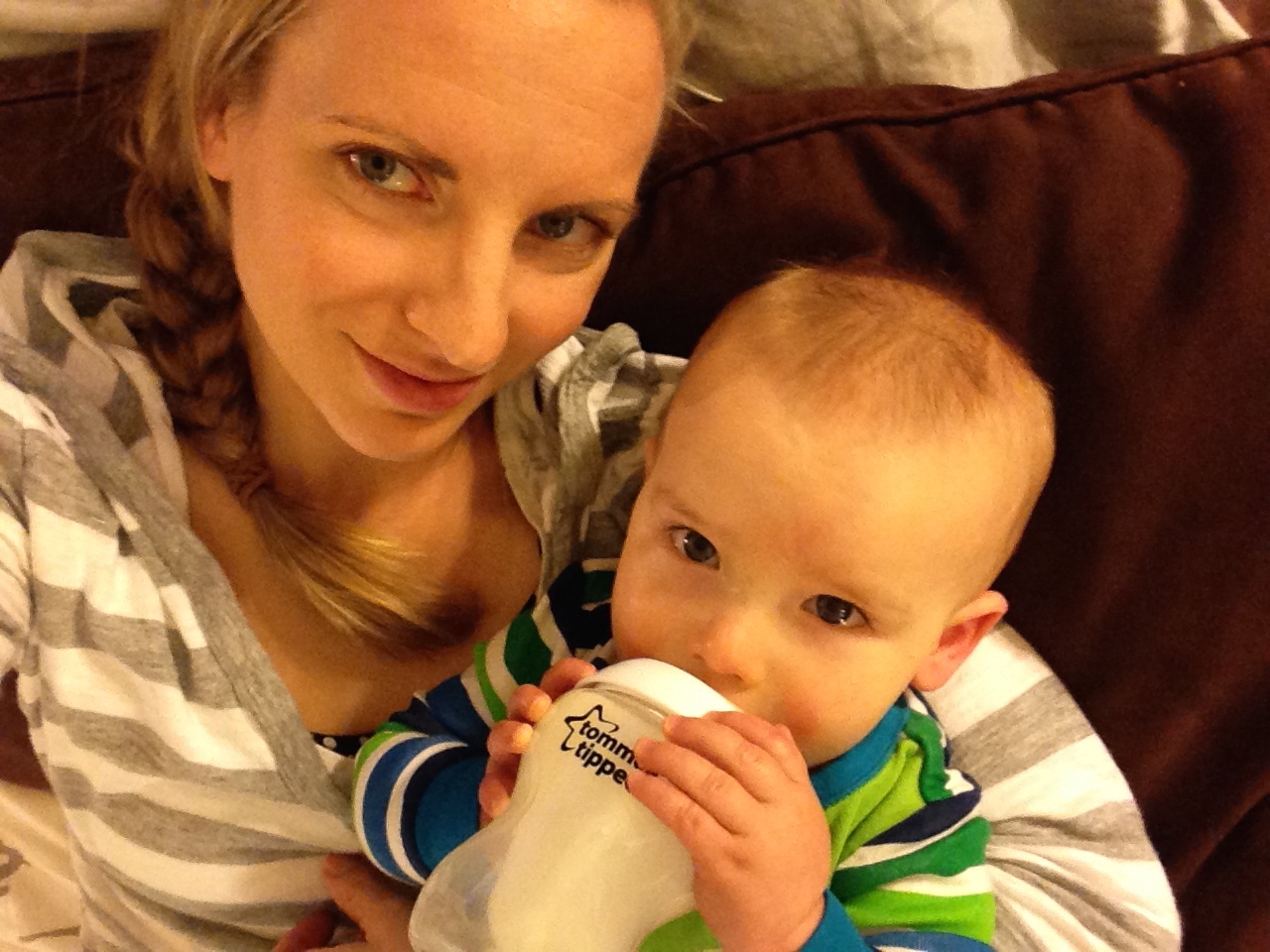 After six awful days, he finally gave in and took a bottle.