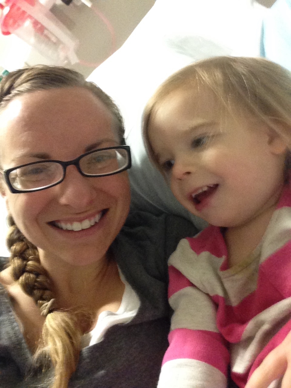 In the hospital those first four days.