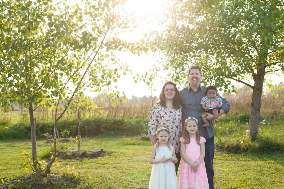 Cassie, Dave, Isabella, Abigail, and Aidan