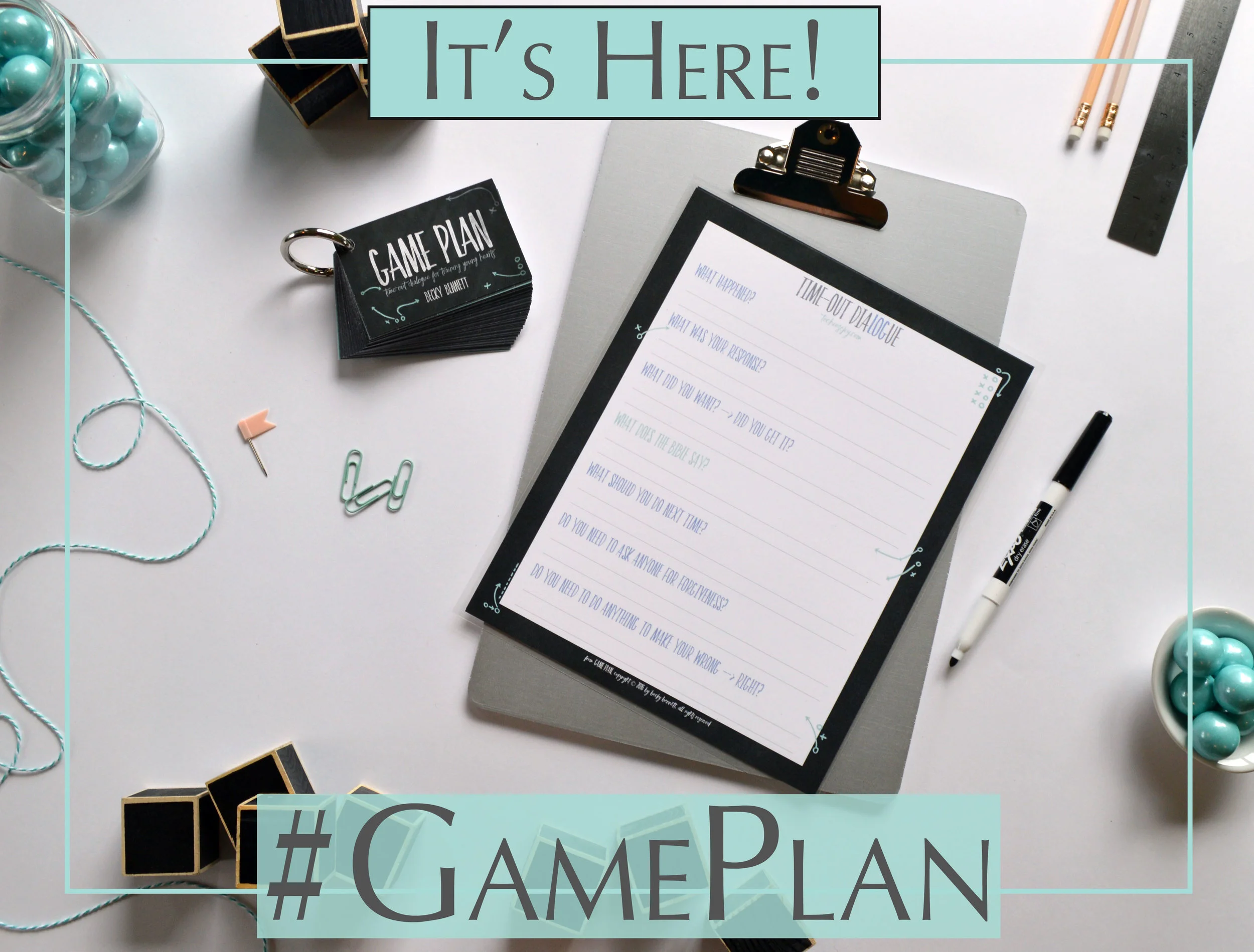 What's Your Game Plan? {It's HERE!}