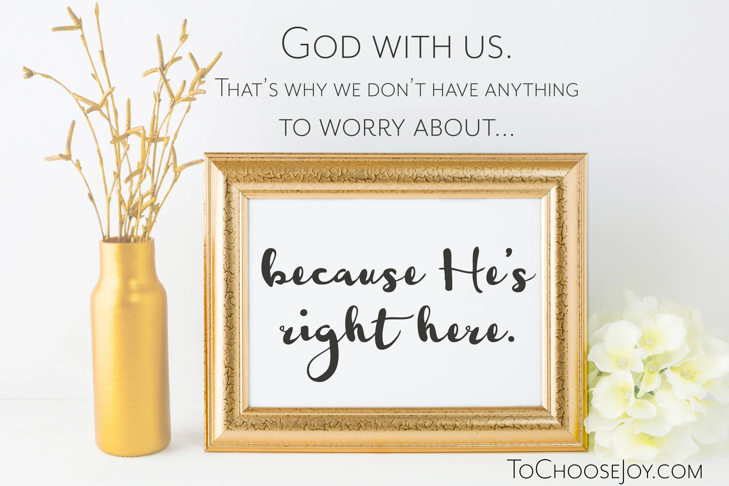 If we lived like we knew that God is here...