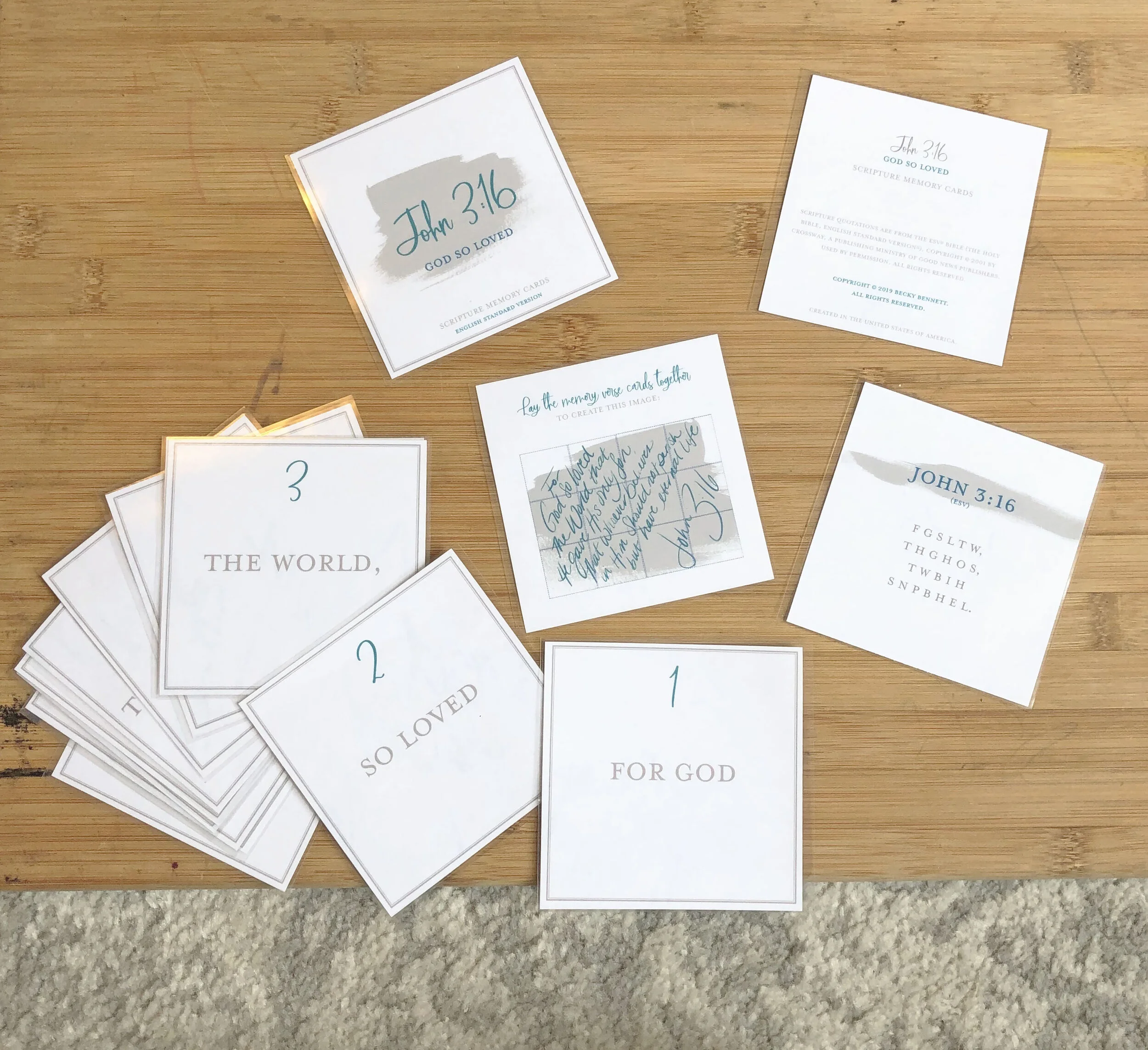 Free Scripture Memory Card Set (and an activity to do with your kids in quarantine)