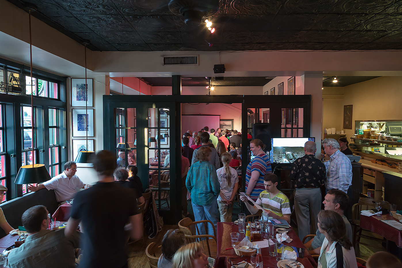 Packed house at T.S. McHugh's in Seattle.