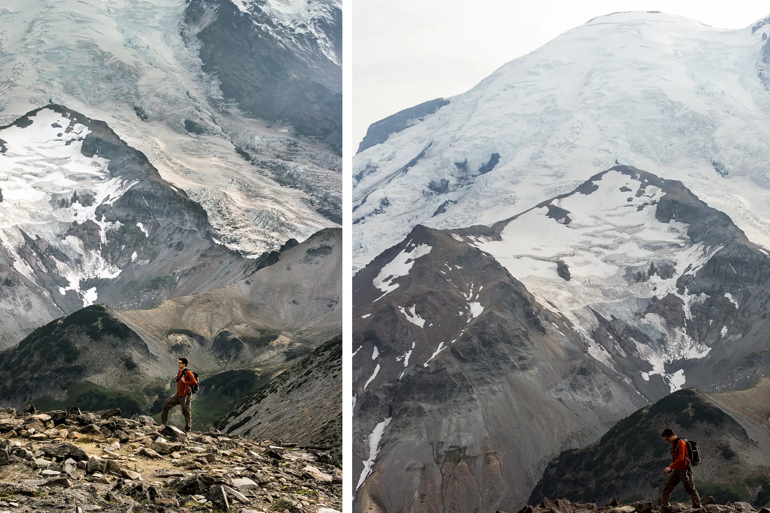 Shots from a hike up Burroughs Mountain in Mount Rainier National Park. Photographed by Jillian Raymundo.