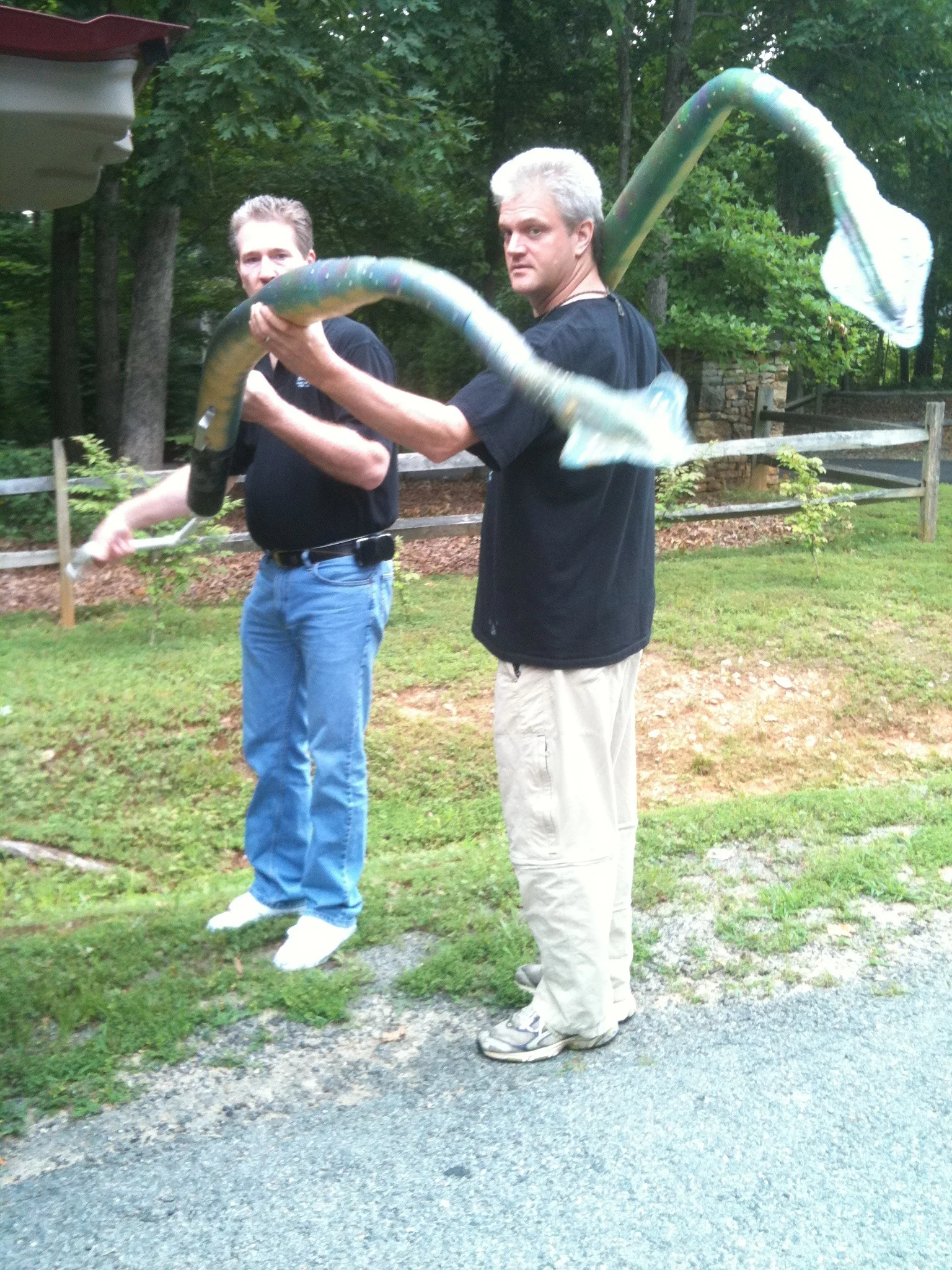  tentacles created (and modeled) by the men of Morphiage  "The Lake" 