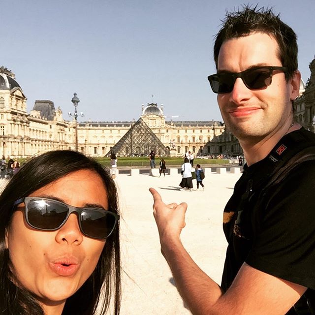 #teamjerice catching some evening sun at the #Louvre #NoTimeForYouThisTime
