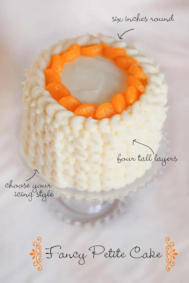 Fancy Iced Petite Cake