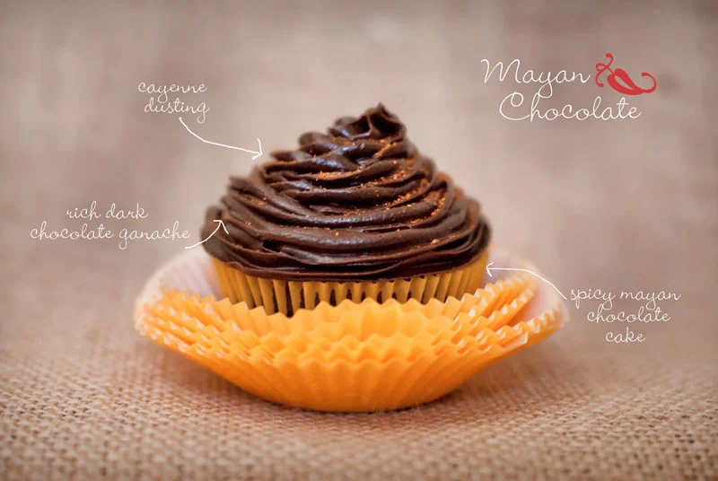 Spicy Mayan Chocolate - Fall Seasonal - Fancy Cupcakes