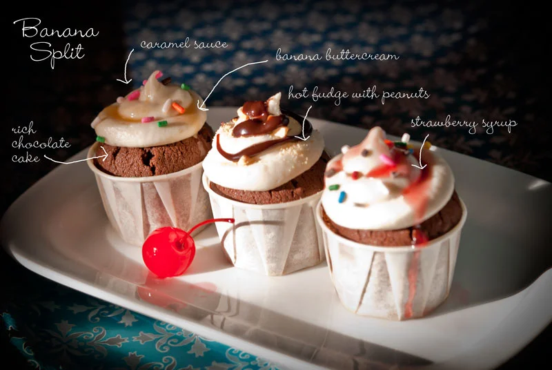 Bananas Plit - Everyday - Fancy Cupcakes