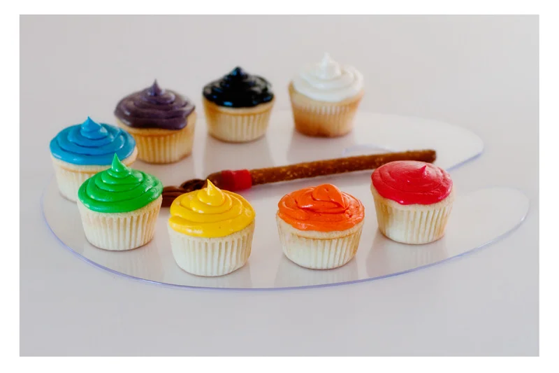 Painter's Palette - Fun Cupcake