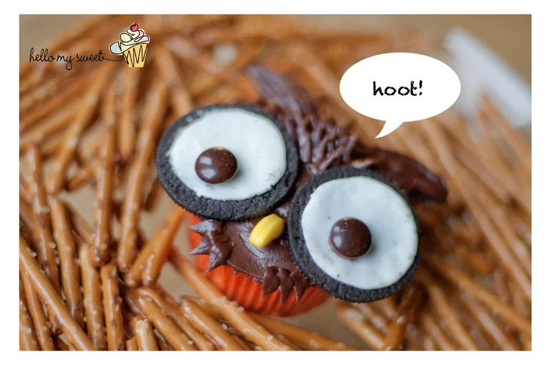 Hoot Owls - Fall - Fun Cupcake