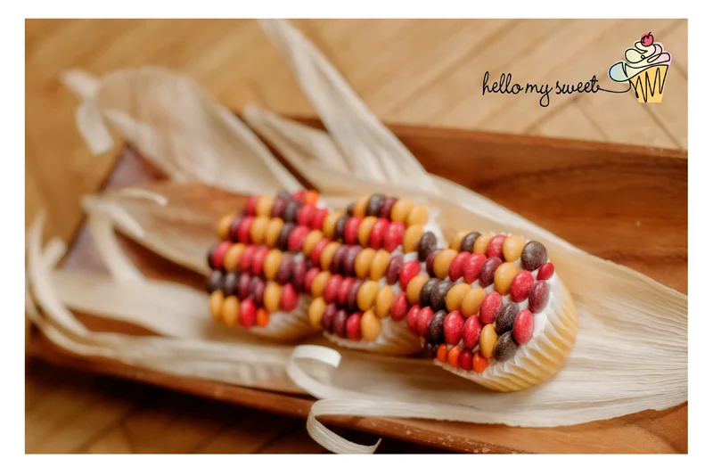 Harvest Corn - Thanksgiving - Fun Cupcake
