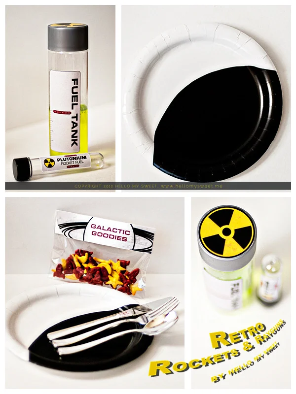 Retro Space: Rocket Ships and Ray-guns Dessert Table