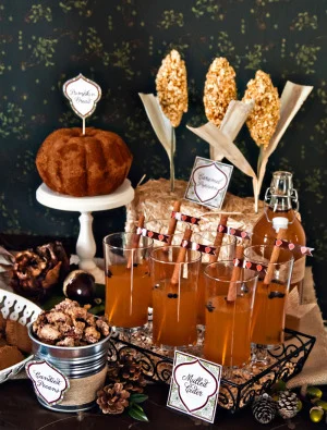 Autumn Harvest Dessert Table