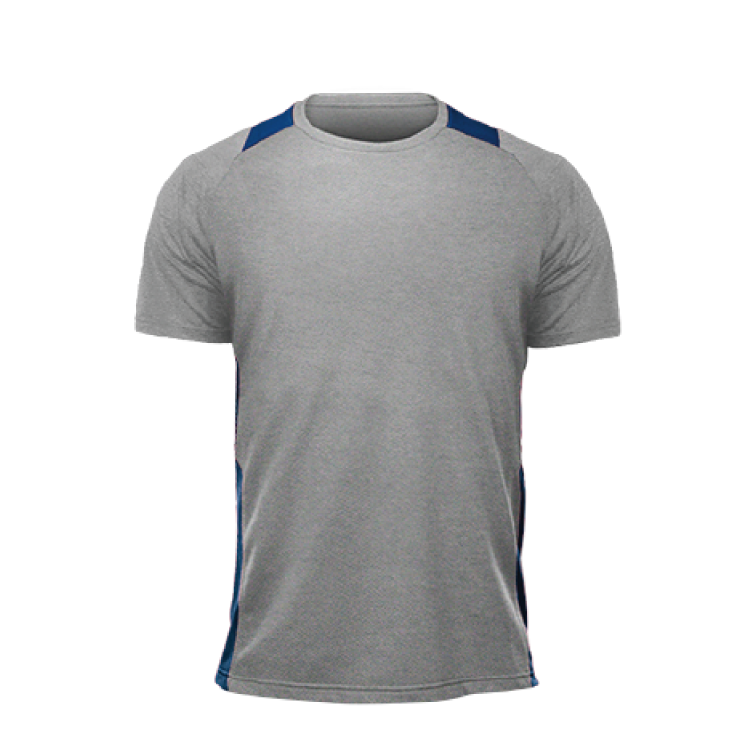 Fan Cloth Color Block Performance Tee Navy