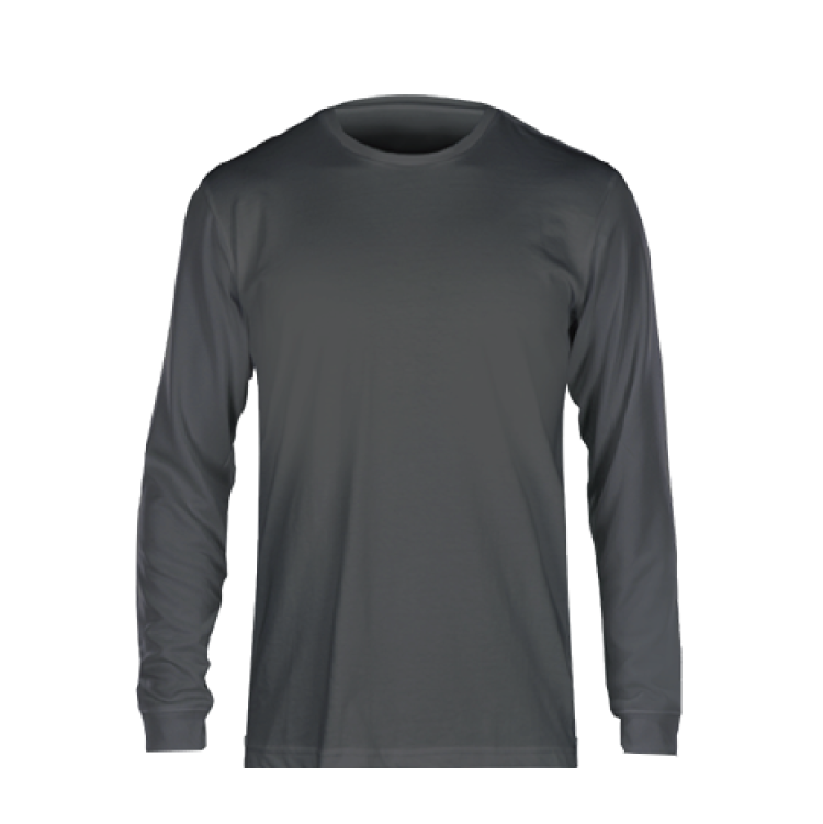 Fan Cloth Long Sleeve Tee Graphite