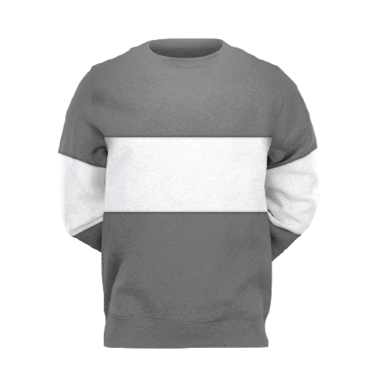 sweatshirt striped sleeves