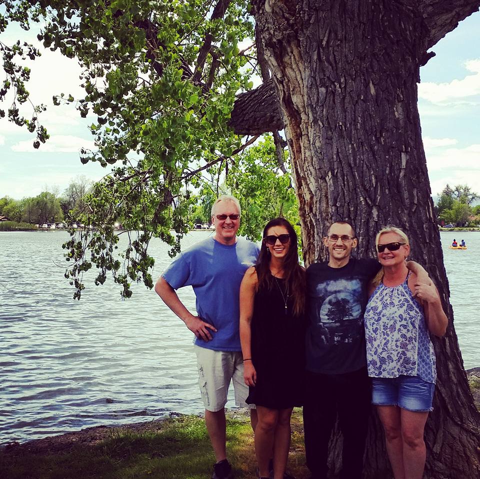 A Jones family outing to Wash Park while still in Denver, on May 21st.