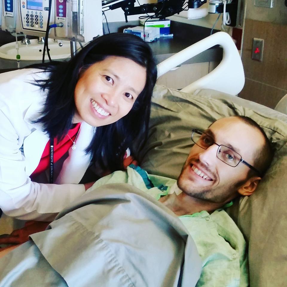 Jordan and the Jones family were incredibly grateful for the truly wonderful and compassionate care of Dr. Elaine Lam, at the University of Colorado in Denver. A most heartfelt and tearful goodbye, on May 25th.