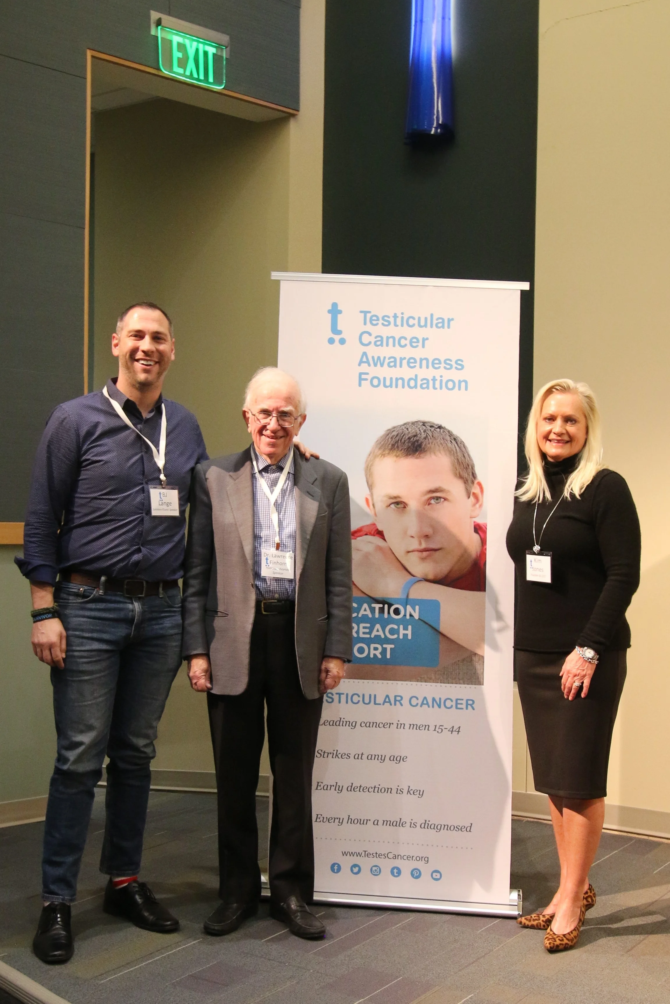 Dr. Lawrence Einhorn, MD was our honorary guest speaker
