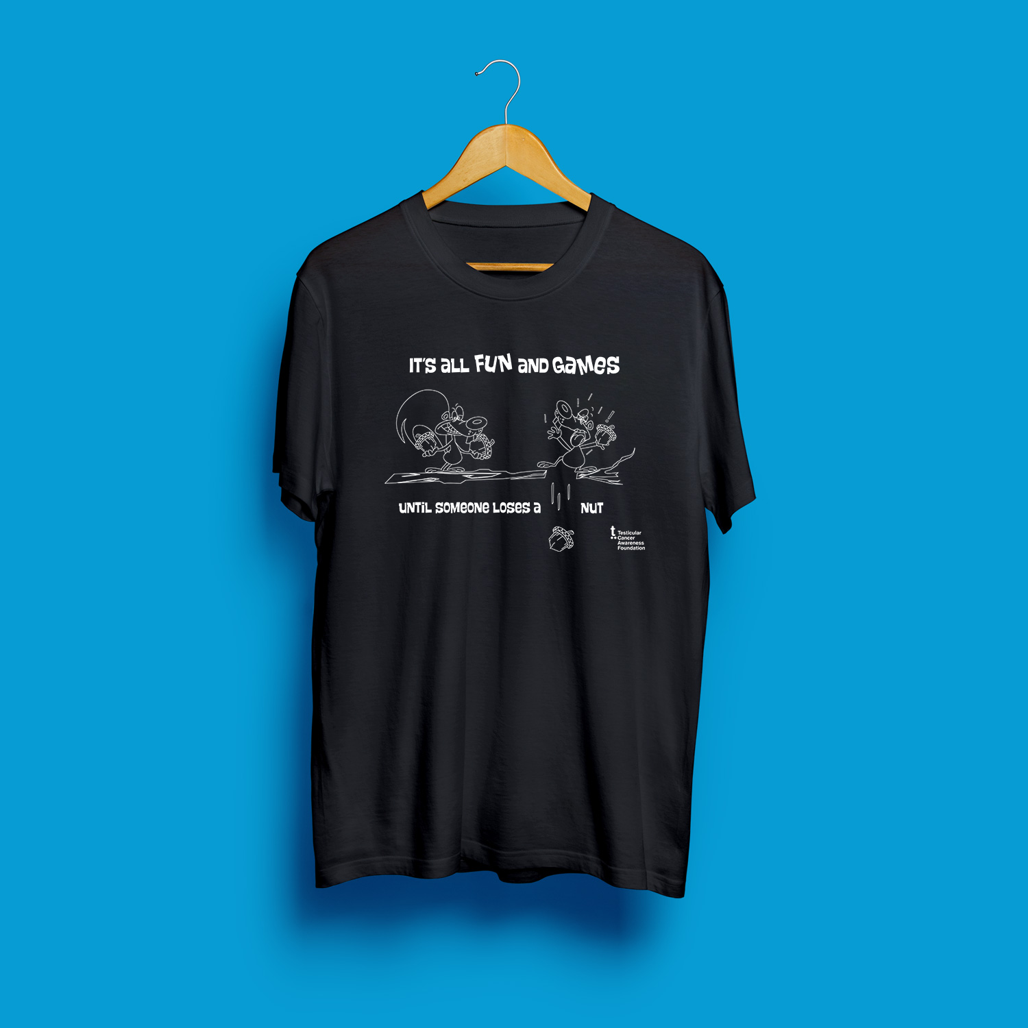 50% Clearance Sale -  It's All Fun and Games Until Someone Loses A Nut (Black) - 2X, 3X, 4X only