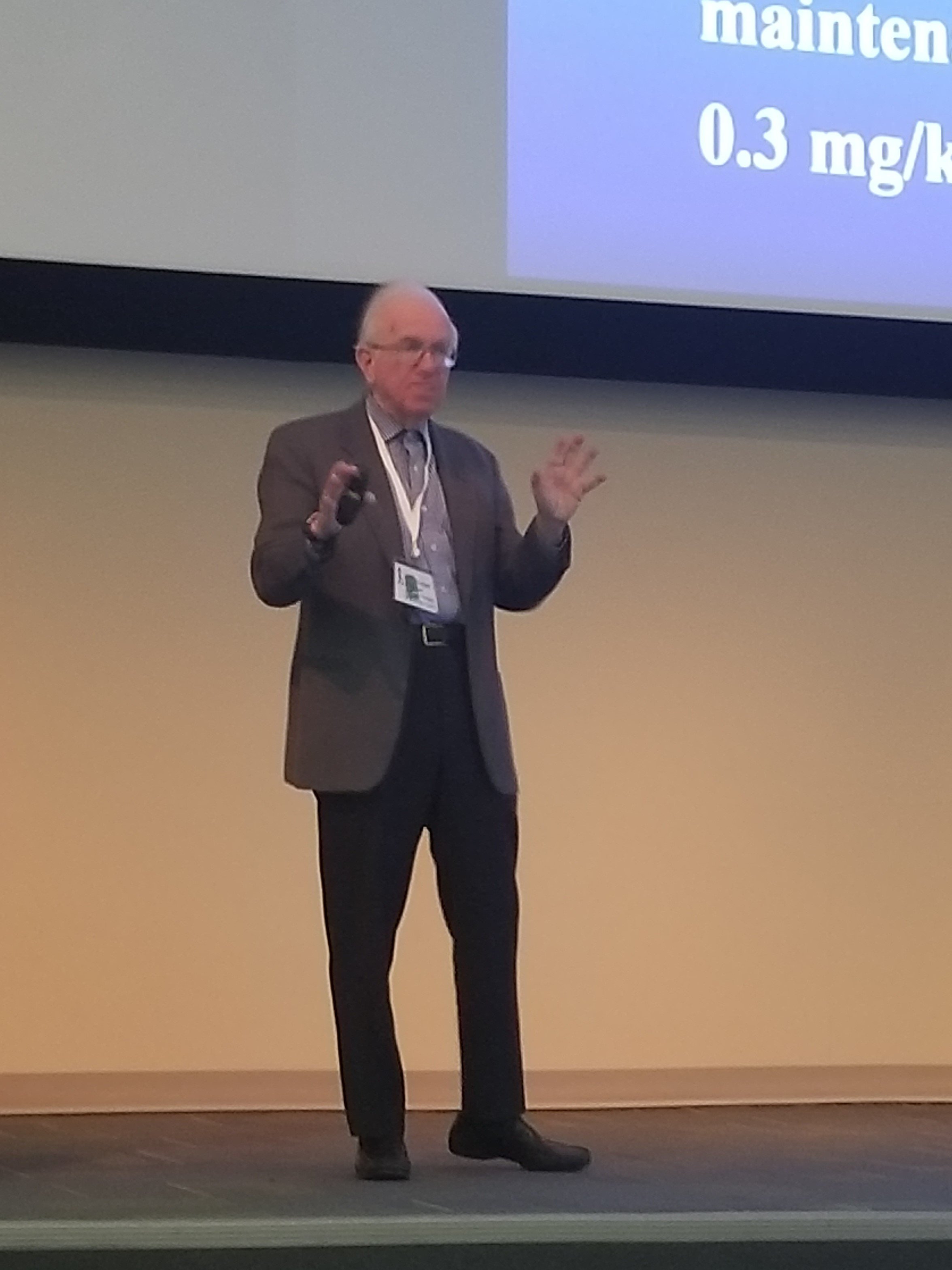 Keynote Speaker at the Testicular Cancer Conference 2018, Dr. Lawrence Einhorn
