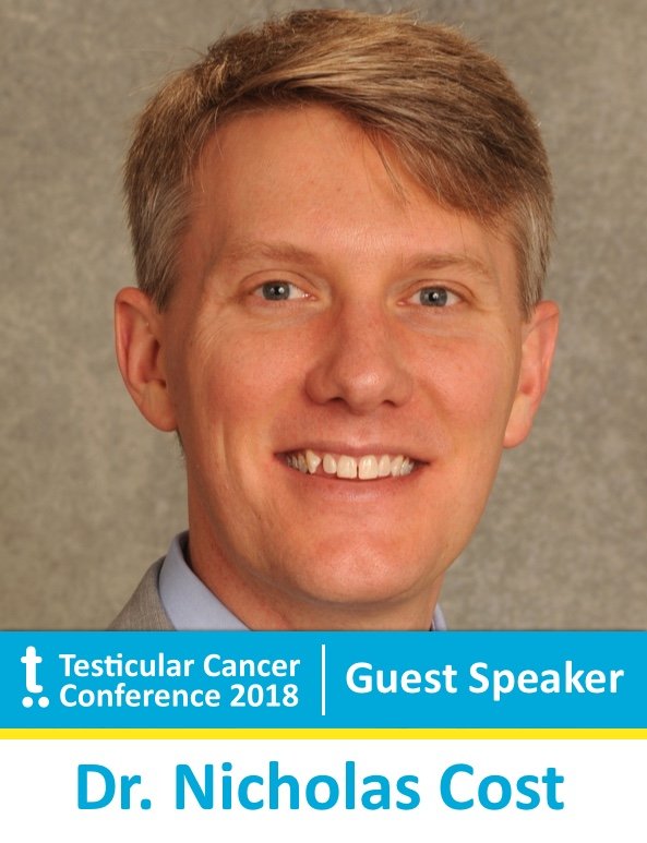 Speaker, Testicular Cancer Conference 2018, Dr. Nicholas Cost
