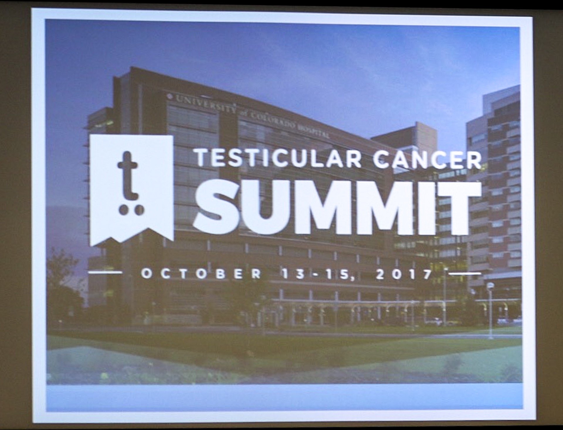 Very first Testicular Cancer Summit, 2017