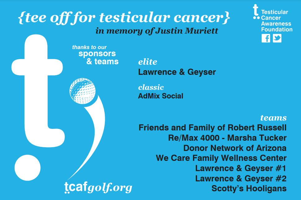 Tee off for testicular cancer