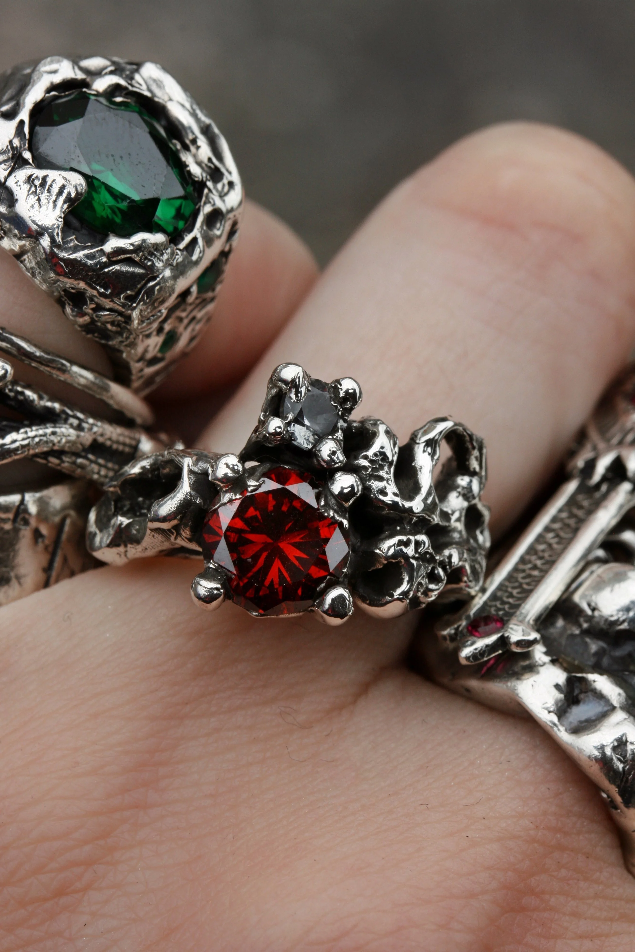 Mercury Mars ring on hand