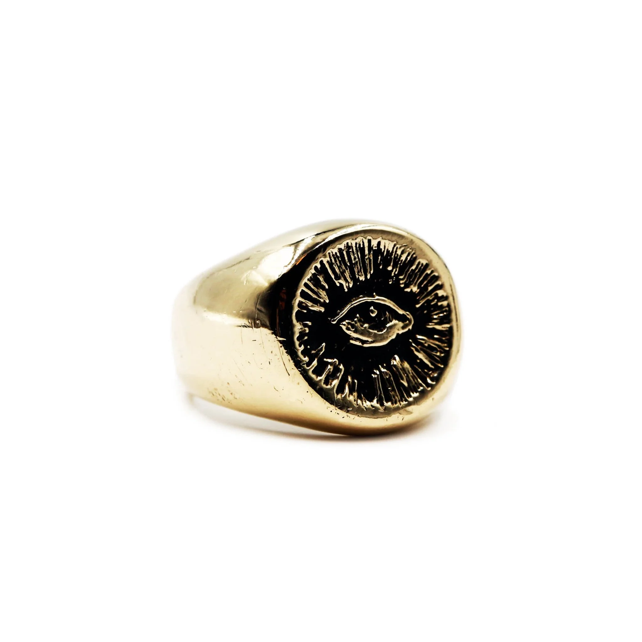 THE HUNT NYC - Gold Signet Ring — THE HUNT NYC