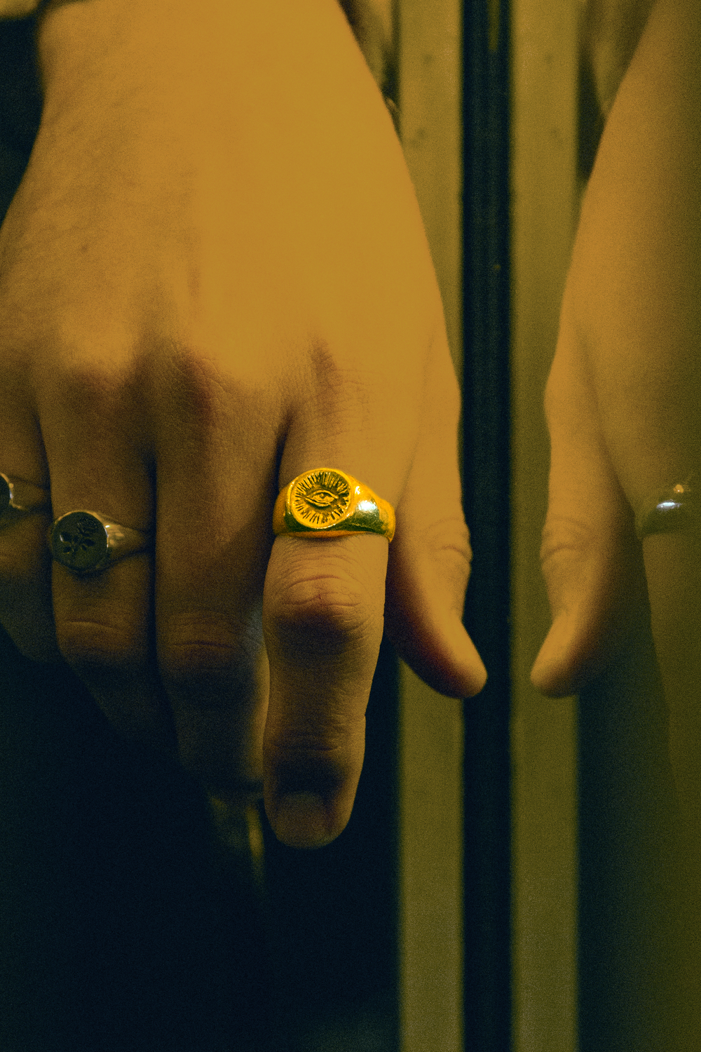 指輪・リング the hunt nyc signet ring THE HUNT NYC - Gold Signet Ring — THE HUNT NYC