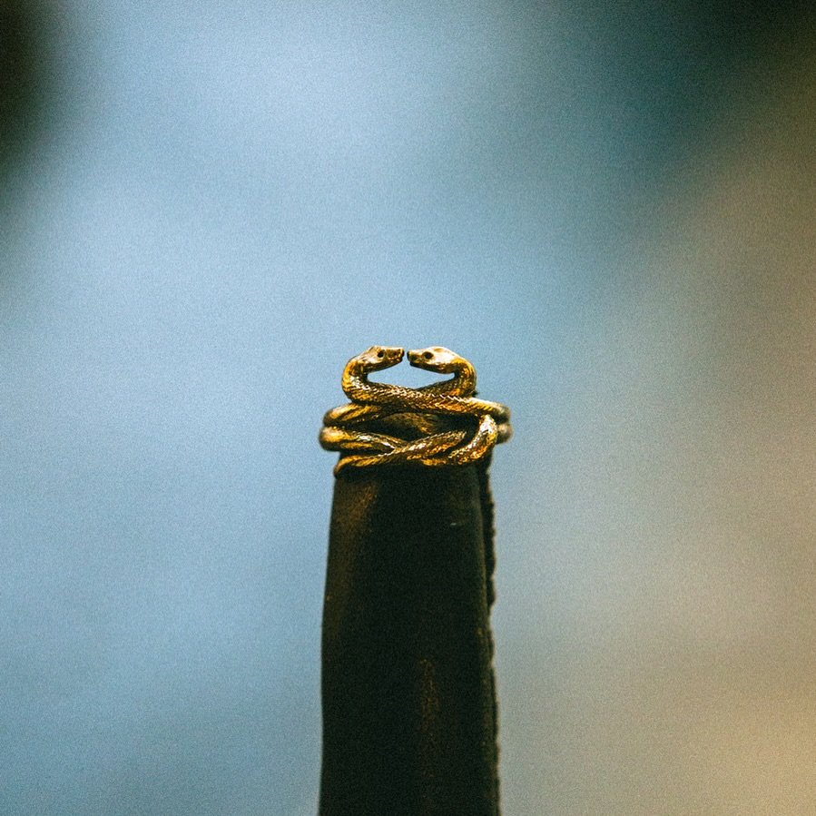 Introducing: THE SERPENTS KISS RING. Available now in Sterling Silver and Solid Gold 🐍