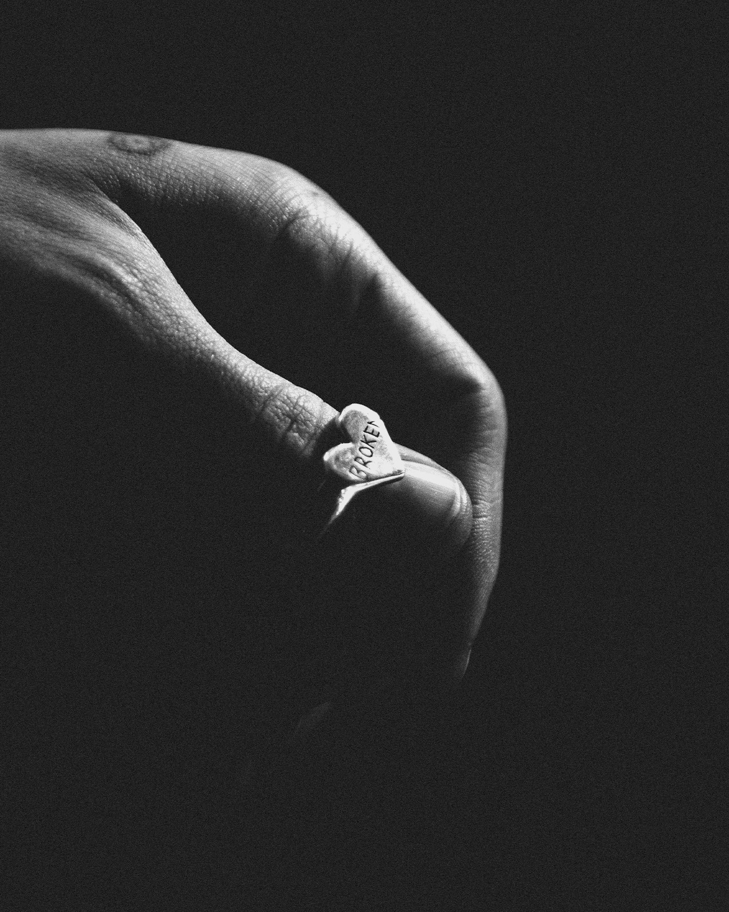 Hand Engraved Heart Ring. Custom Engravings Available at no additional cost.