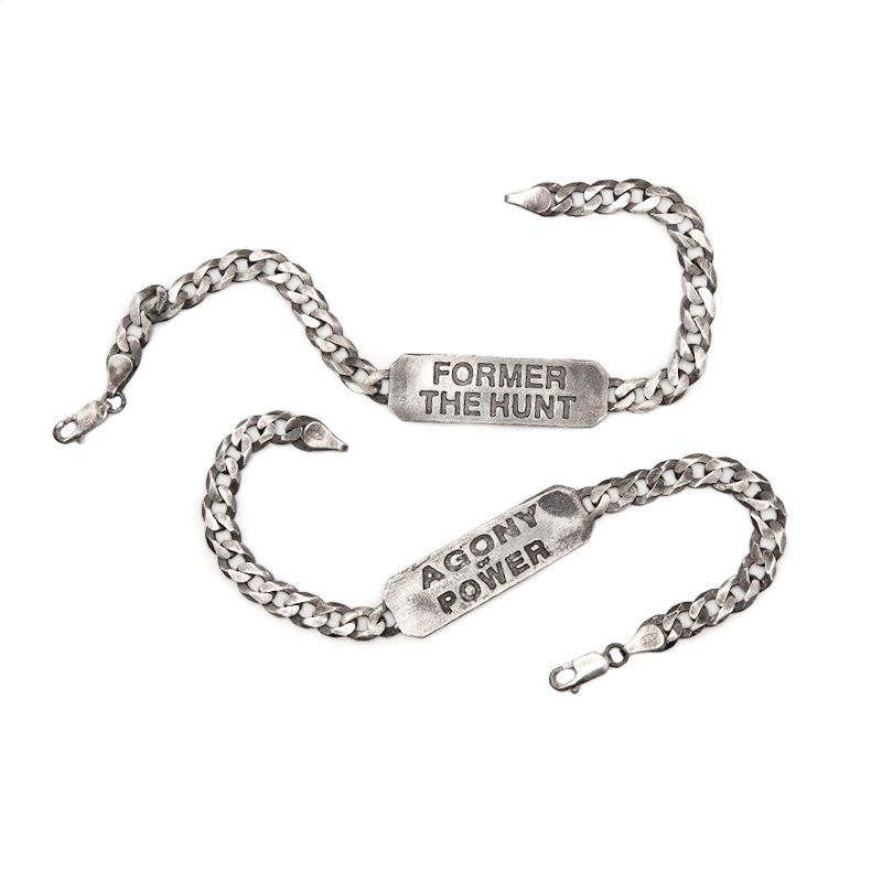 AGONY ID BRACELET // STERLING SILVER