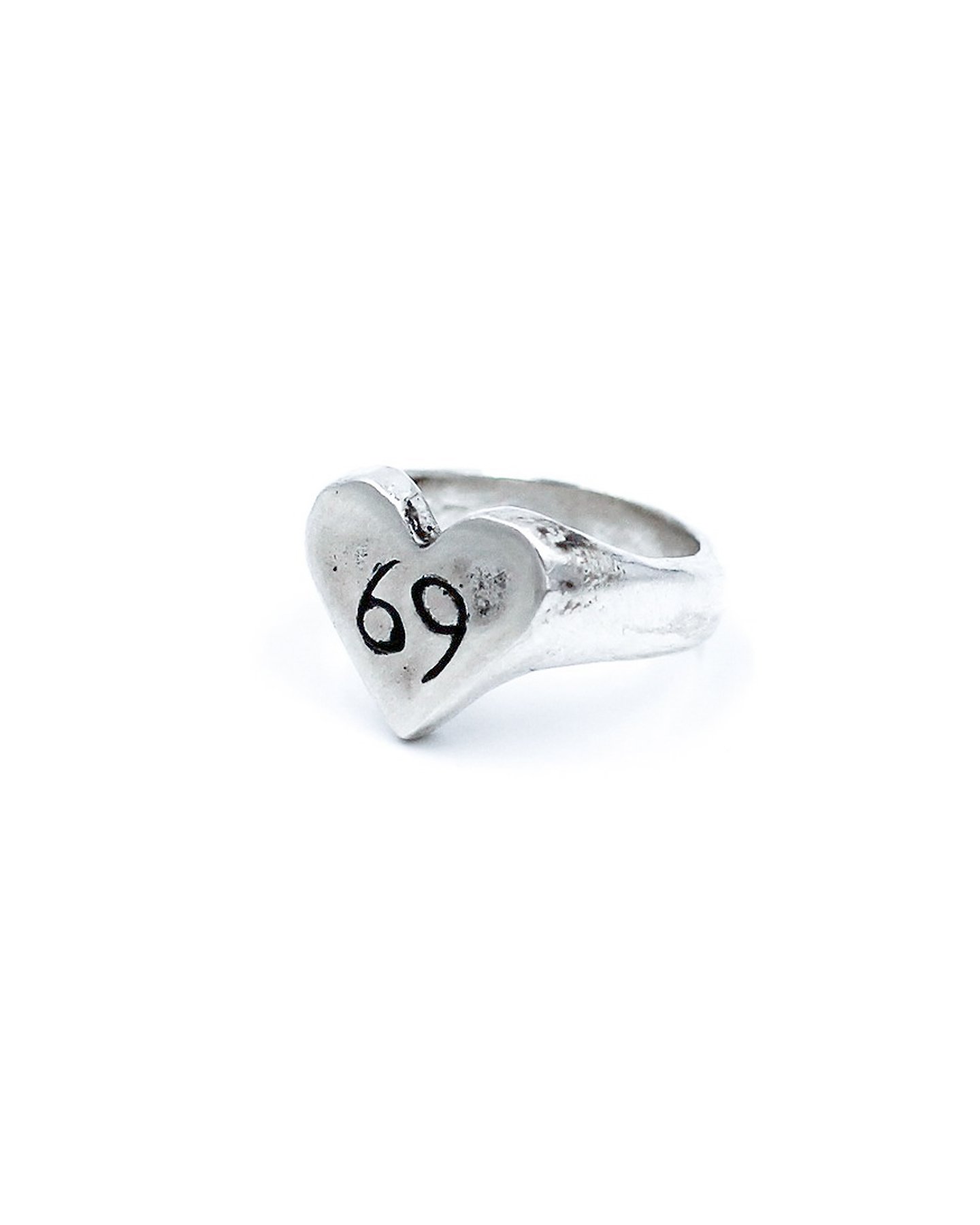 Hand Engraved Heart Ring. Custom Engravings Available at no additional cost.