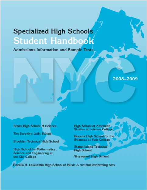 2008-2009 SHSAT Student Handbook