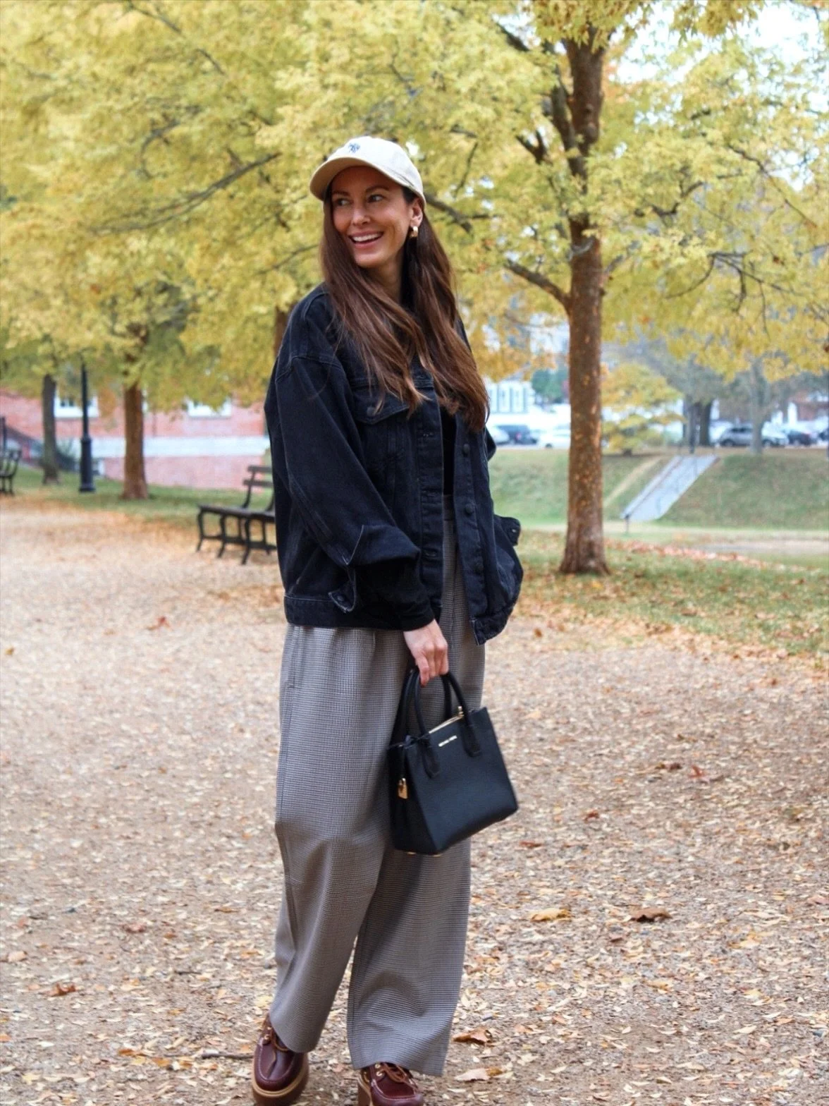 Back in baggy trousers like it&rsquo;s 1999. Still waiting on my MTV moment ✨