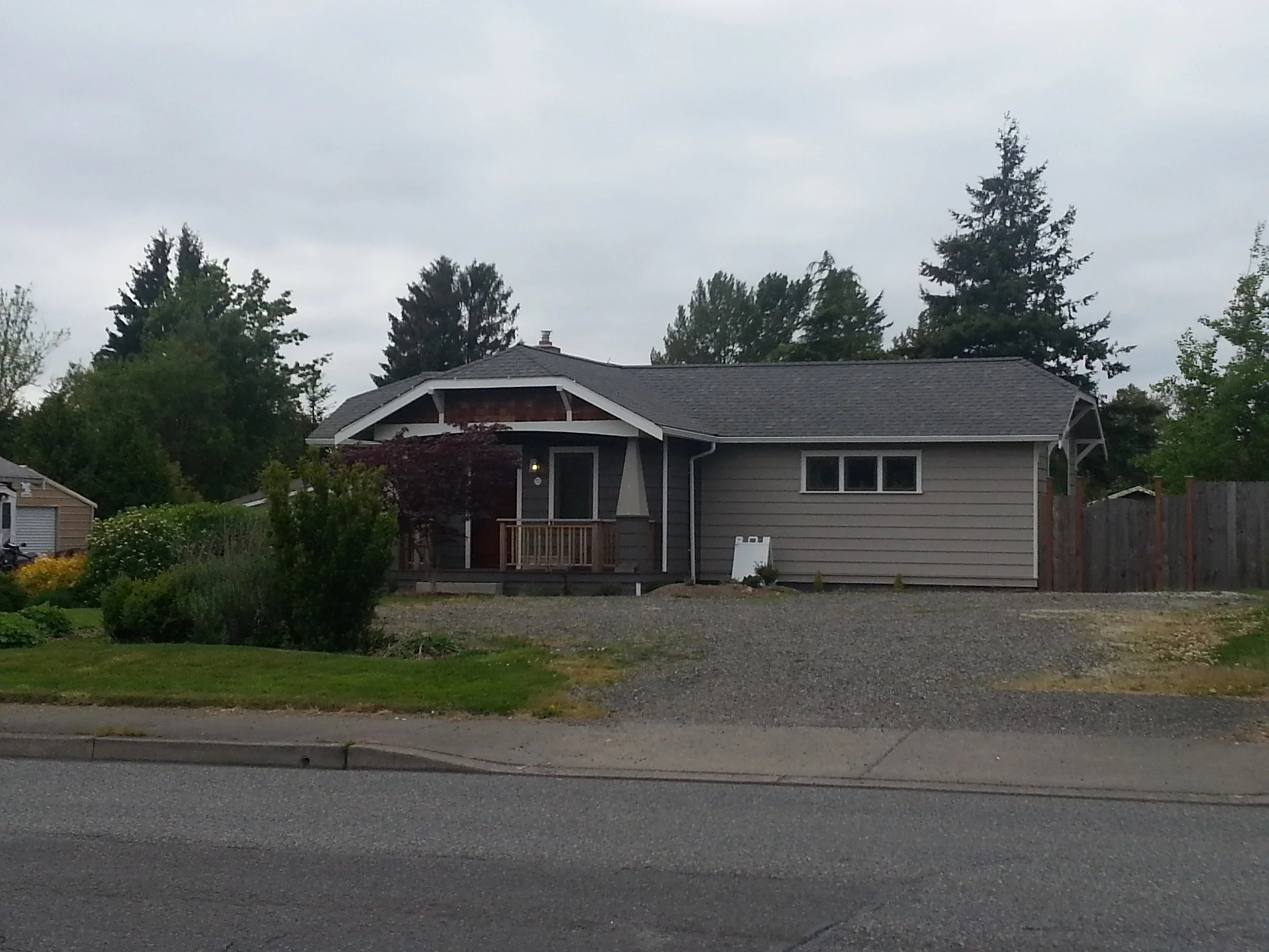 Street view of 713 E Sunset, the Center for S.A.C.R.Ed Change. Yep, it looks like a normal house. If you're heading East on Sunset toward the hospital, it's the second house on the right just after you cross James Street.