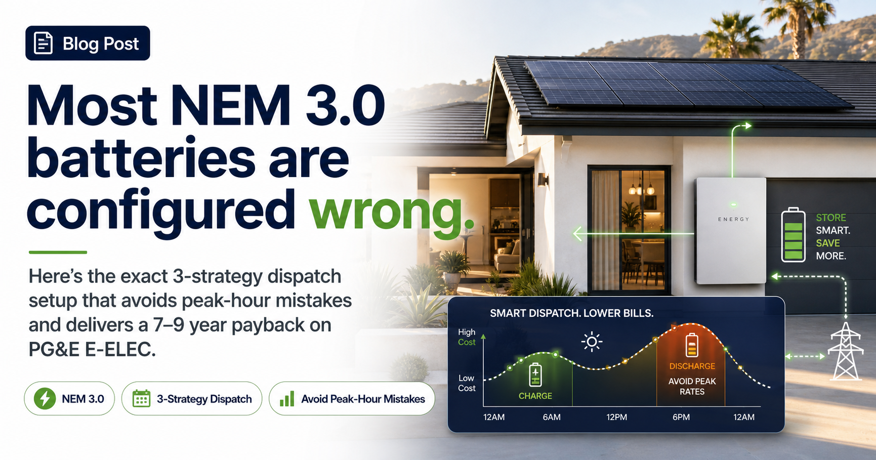 How to Set Up Your Battery for NEM 3.0: The 4-Strategy Method