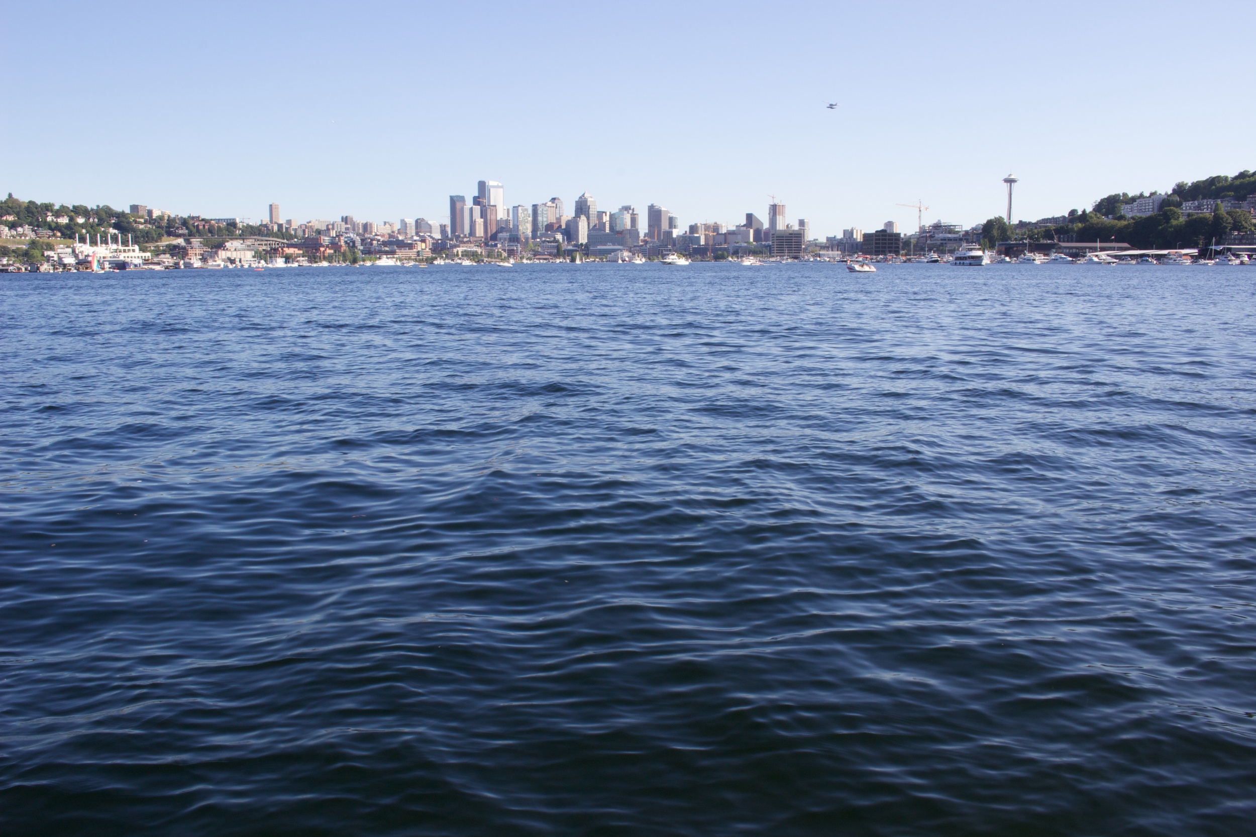 Flying across the water towards Seattle.jpg