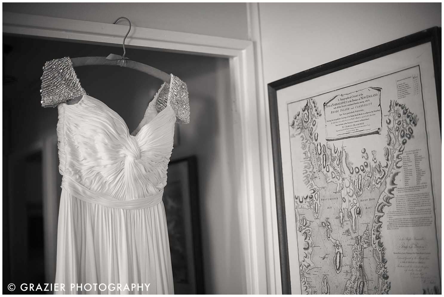 Rhode Island Map and Wedding Dress