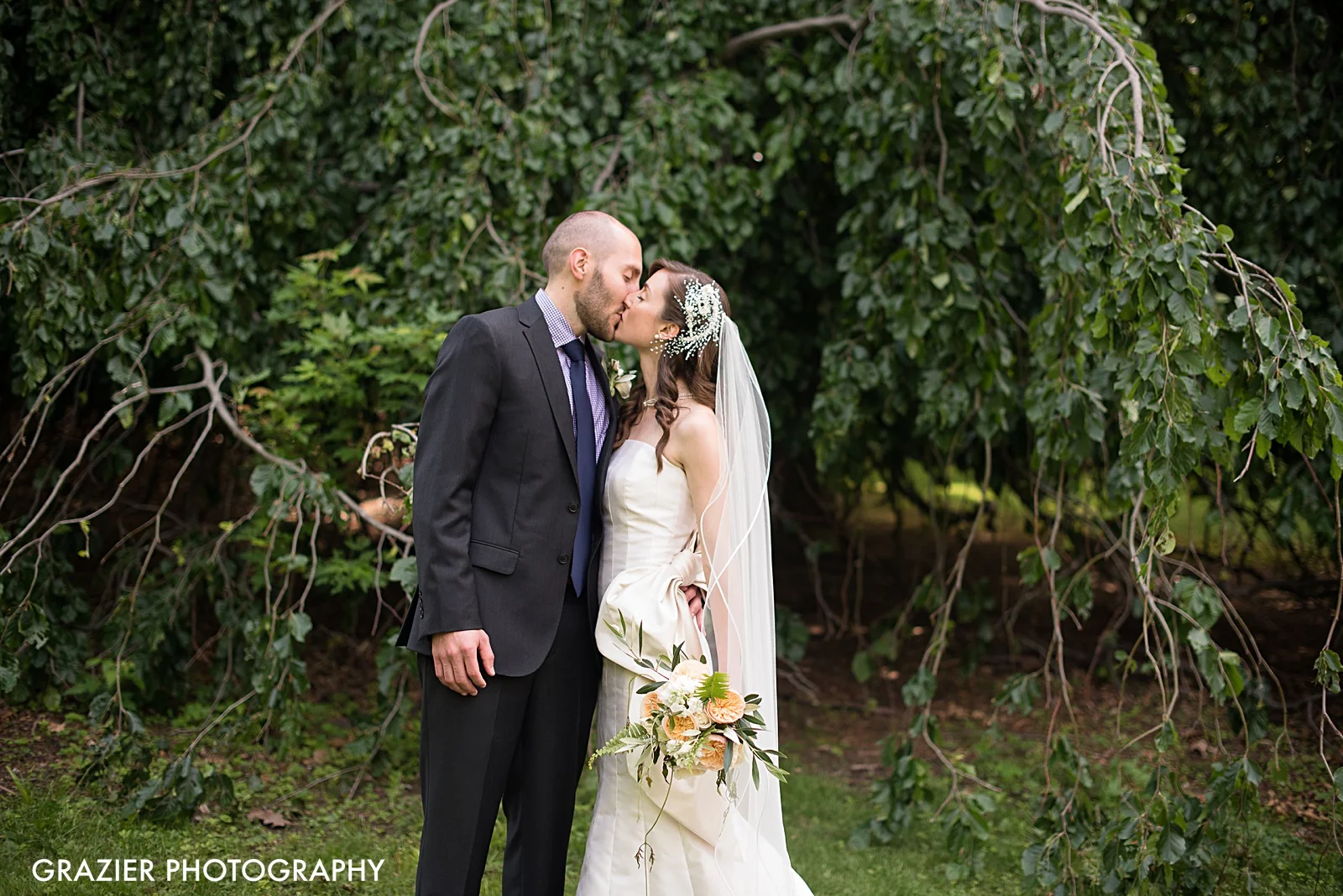 Metropolitan Waterworks Museum Wedding, Boston, by Grazier Photography, unique bride and groom portrait #industrialwedding #waterworkswedding #bostonwedding #bostonweddingphotography Pollen Floral Design #pollenfloraldesign #larzandersonwedding Larz Anderson Park Wedding