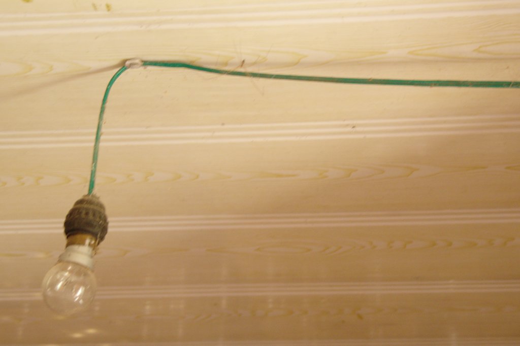 An electric light bulb (also rare).